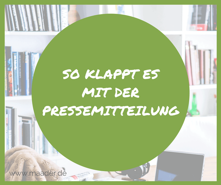 So klappt es mit der Pressemitteilung _Titelbild Blog_Artikel