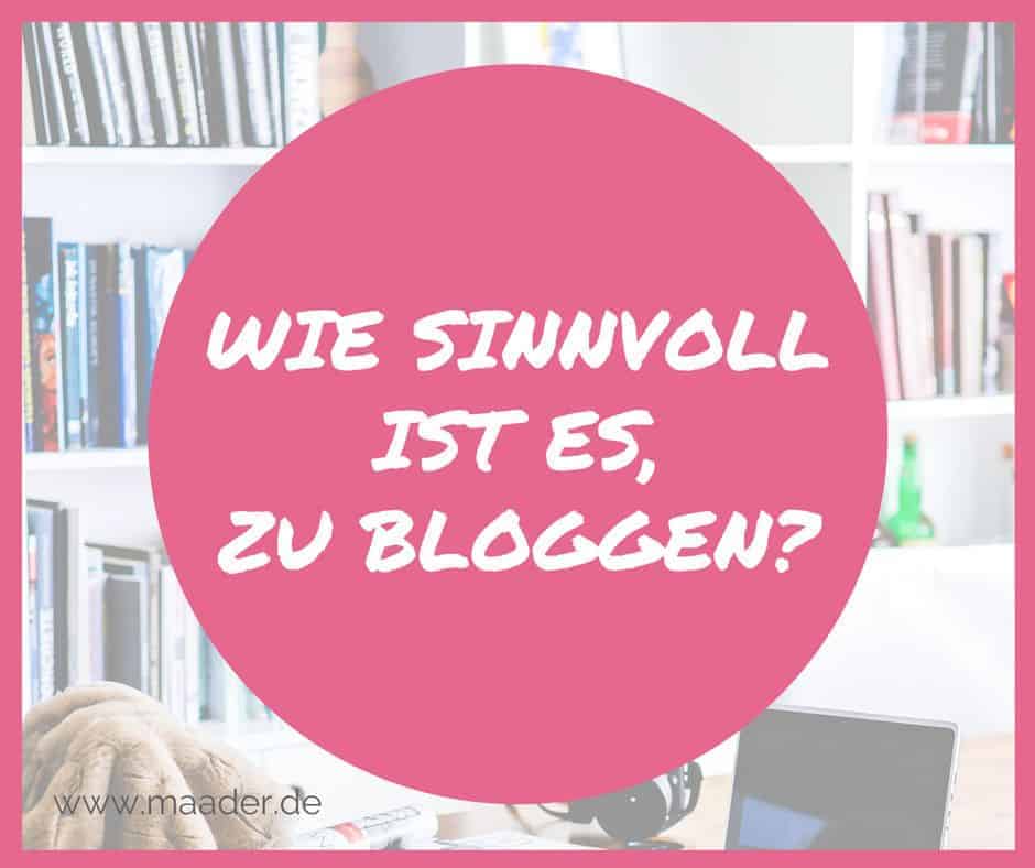 Titelbild, Blogartikel: Wie sinnvoll ist bloggen?