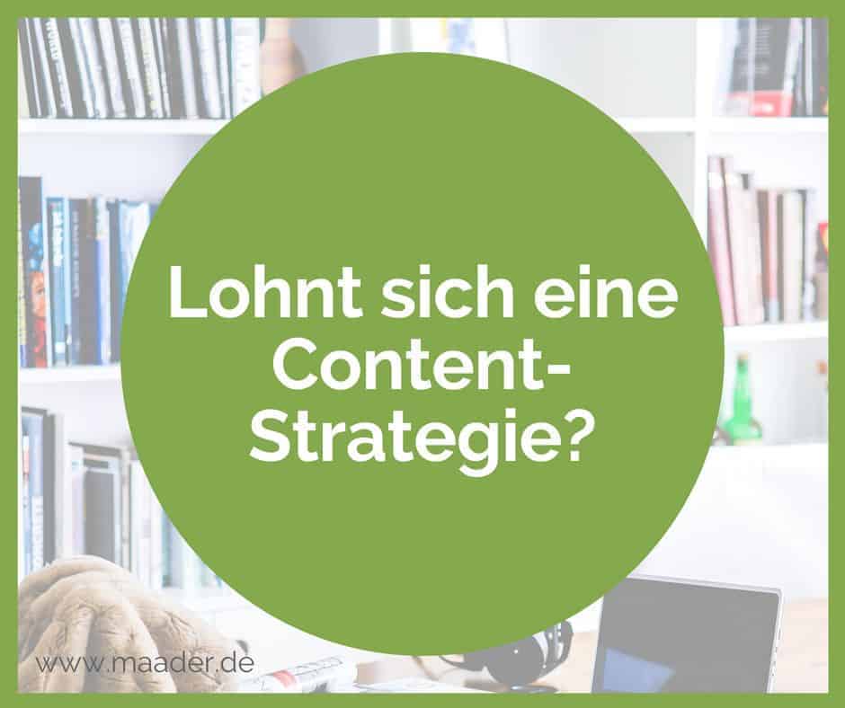 Titelbild, Blogartikel, lohnt sich eine Content-Strategie