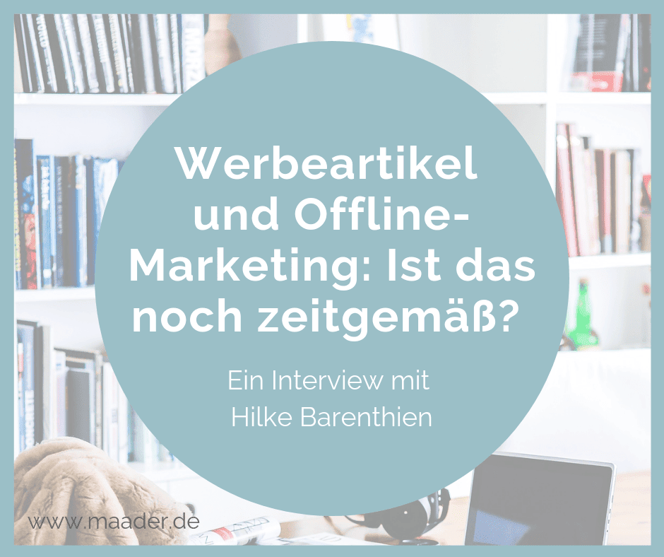 Titelbild Interview - Werbeartikel und Offline-Marketing, ist das noch zeitgemäß