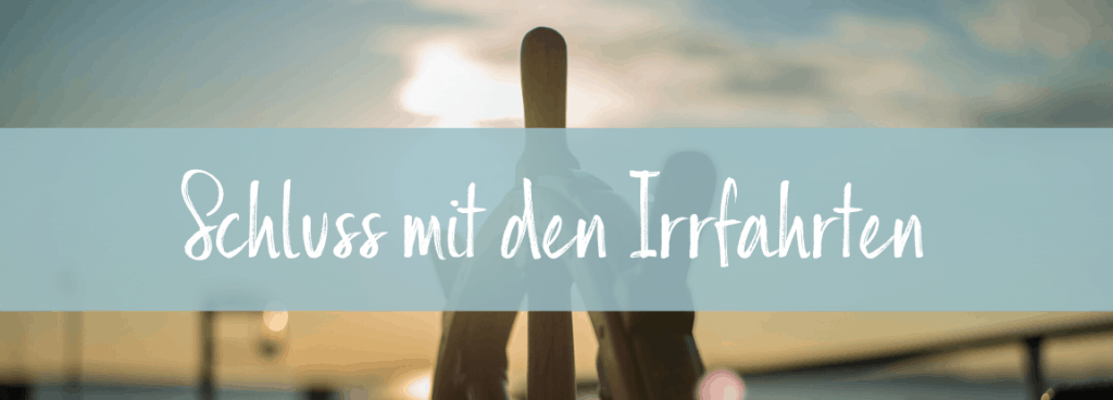Ruder eines Schiffs, Titelbild Webseite Content-Mentoring