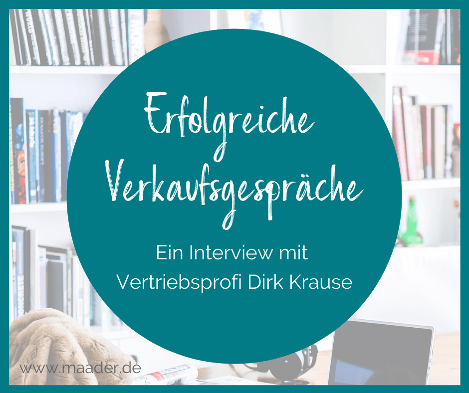 Interview zum Thema Verkaufsgespräch - Blogartikel Titelbild